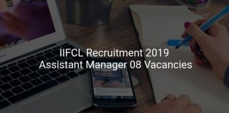 IIFCL Recruitment 2019