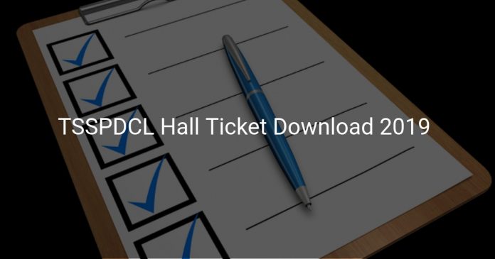TSSPDCL Hall Ticket Download 2019