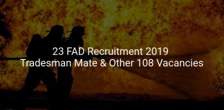 23 FAD Recruitment 2019