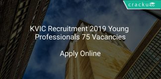 KVIC Recruitment 2019 Young Professionals 75 Vacancies