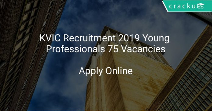 KVIC Recruitment 2019 Young Professionals 75 Vacancies