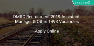DMRC Recruitment 2019 Assistant Manager & Other 1493 Vacancies