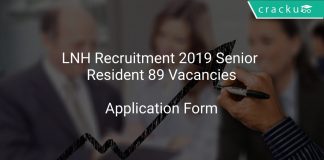 LNH Recruitment 2019 Senior Resident 89 Vacancies