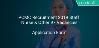 PCMC Recruitment 2019 Staff Nurse & Other 97 Vacancies