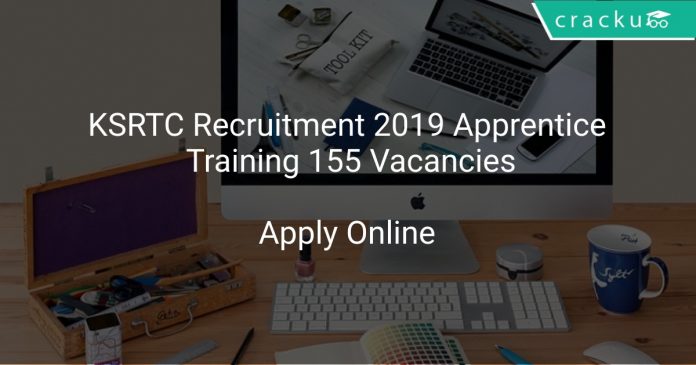 KSRTC Recruitment 2019 Apprentice Training 155 Vacancies