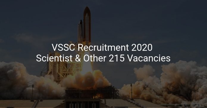 VSSC Recruitment 2020