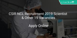 NCL Pune Recruitment 2019