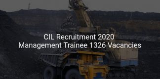 CIL Recruitment 2020