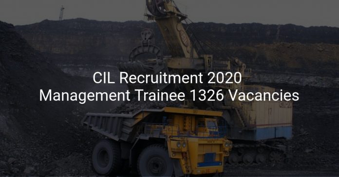 CIL Recruitment 2020