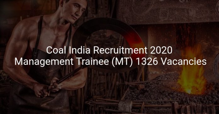 Coal India Recruitment 2020