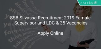 SSB Silvassa Recruitment 2019 Female Supervisor and LDC & 35 Vacancies