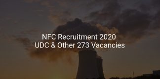 NFC Recruitment 2020