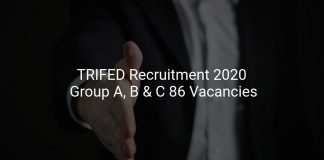 TRIFED Recruitment 2020