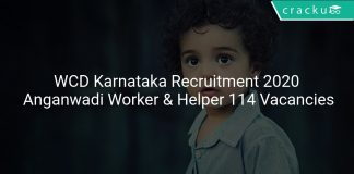 WCD Karnataka Recruitment 2020