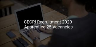 CECRI Recruitment 2020