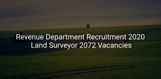 Revenue Department Recruitment 2020