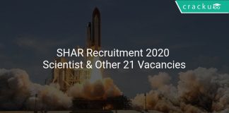 SHAR Recruitment 2020