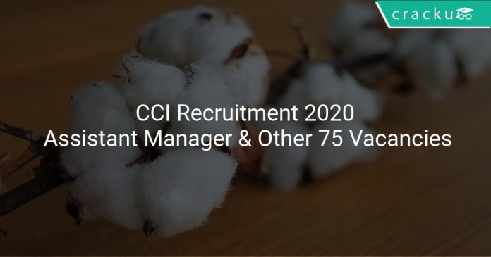 CCI Recruitment 2020