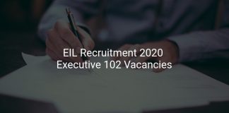 EIL Recruitment 2020