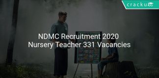 NDMC Recruitment 2020 Nursery Teacher 331 Vacancies