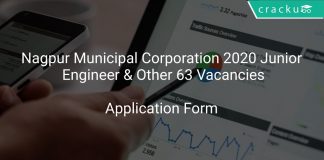 Nagpur Municipal Corporation 2020 Junior Engineer & Other 63 Vacancies