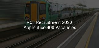 RCF Recruitment 2020