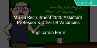 MUHS Recruitment 2020 Assistant Professor & Other 09 Vacancies