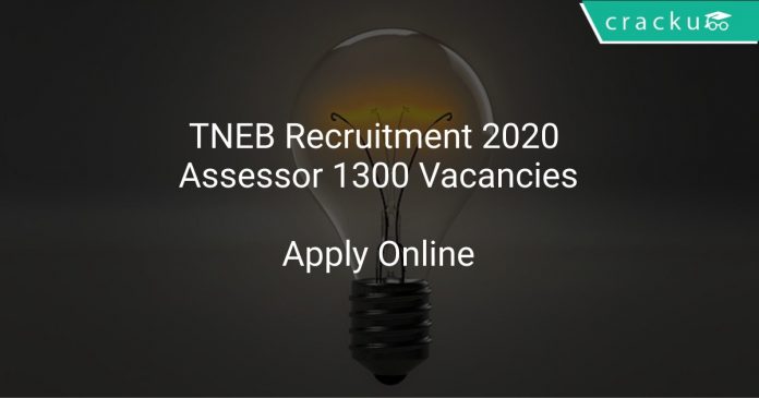 TNEB Recruitment 2020 Assessor 1300 Vacancies