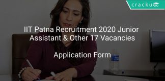 IIT Patna Recruitment 2020 Junior Assistant & Other 17 Vacancies