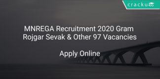 MNREGA Recruitment 2020 Gram Rojgar Sevak & Other 97 Vacancies