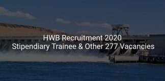 HWB Recruitment 2020