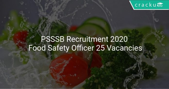 PSSSB Recruitment 2020