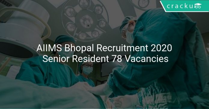 AIIMS Bhopal Recruitment 2020