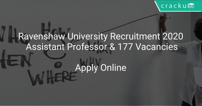 Ravenshaw University Recruitment 2020