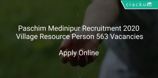Paschim Medinipur Recruitment 2020 Village Resource Person 563 Vacancies