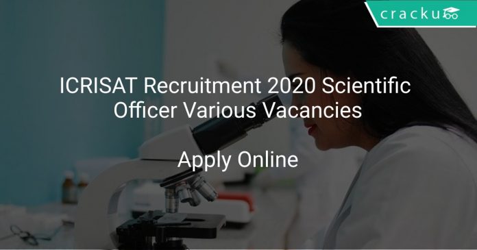 ICRISAT Recruitment 2020