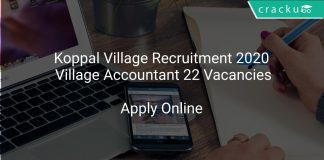 Koppal Village Recruitment 2020 Village Accountant 22 Vacancies