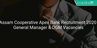 Assam Cooperative Apex Bank Recruitment 2020