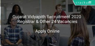 Gujarat Vidyapith Recruitment 2020
