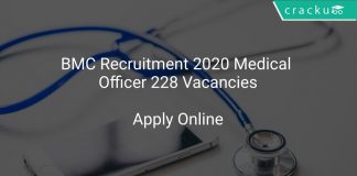 BMC Recruitment 2020 Medical Officer 228 Vacancies