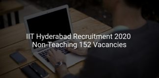 IIT Hyderabad Recruitment 2020