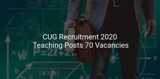 CUG Recruitment 2020