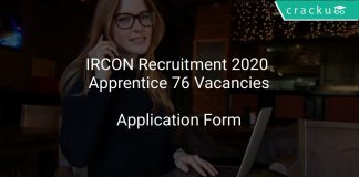 IRCON Recruitment 2020 Apprentice 76 Vacancies