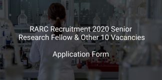 RARC Recruitment 2020