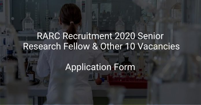 RARC Recruitment 2020
