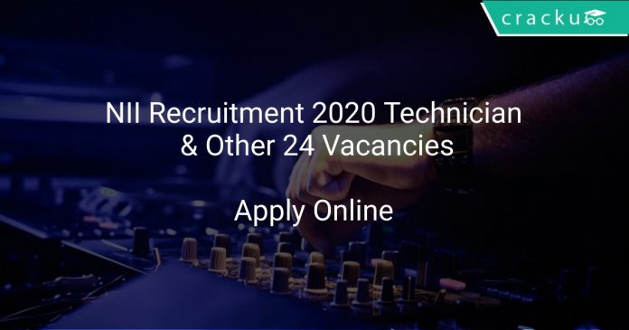 NII Recruitment 2020