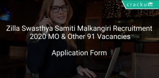 Zilla Swasthya Samiti Malkangiri Recruitment 2020 MO & Other 91 Vacancies