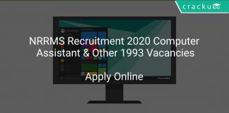NRRMS Recruitment 2020 Computer Assistant & Other 1993 Vacancies