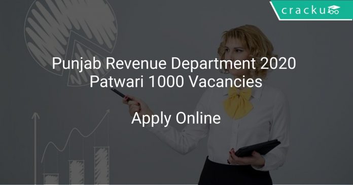 Punjab Patwari Recruitment 2020
