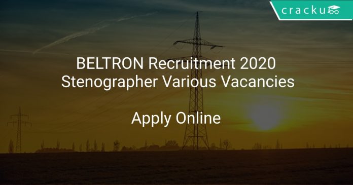 BELTRON Recruitment 2020